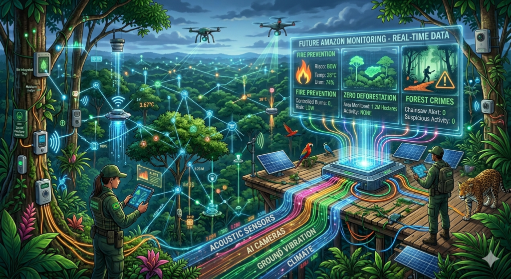 Uso de inteligência artificial para monitoramento da Amazônia